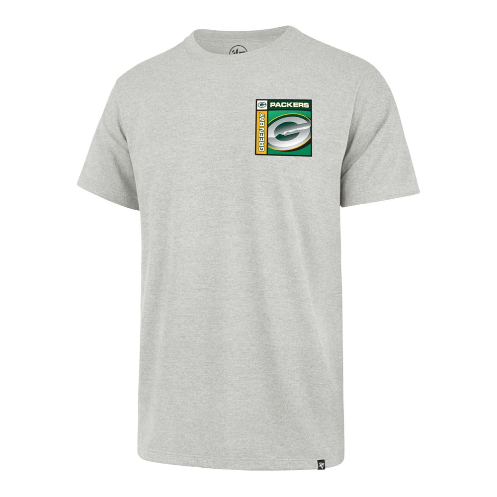 Green Bay Packers '47 Chrome Plate Franklin T-Shirt - Gray T-shirts