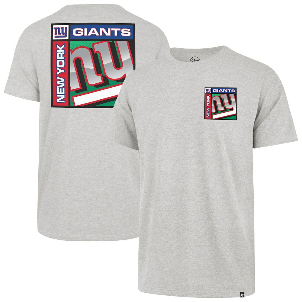New York Giants '47 Chrome Plate Franklin T-Shirt - Gray T-shirts