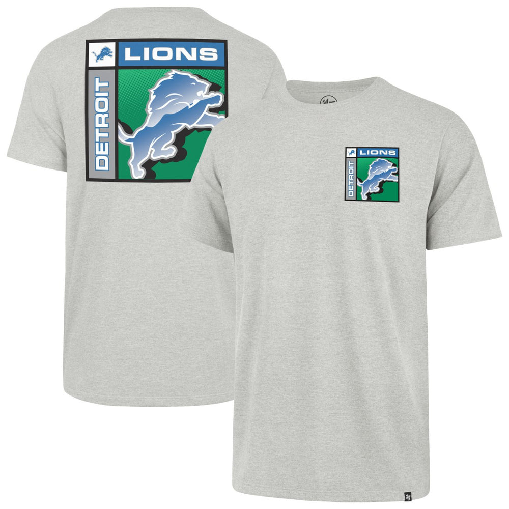 Detroit Lions '47 Chrome Plate Franklin T-Shirt - Gray T-shirts