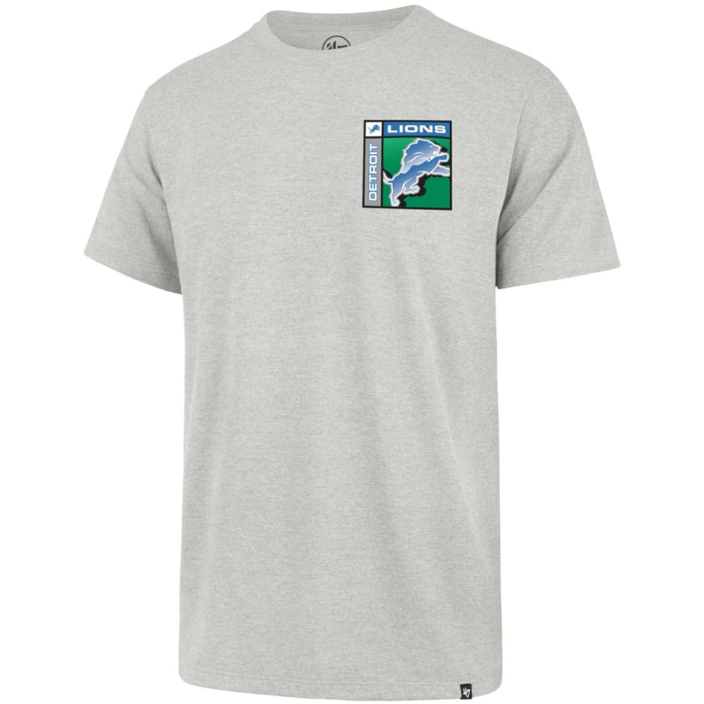 Detroit Lions '47 Chrome Plate Franklin T-Shirt - Gray T-shirts