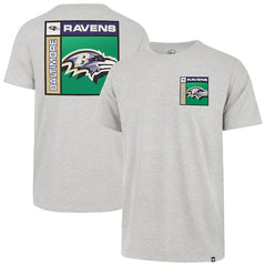 Baltimore Ravens '47 Chrome Plate Franklin T-Shirt - Gray T-shirts