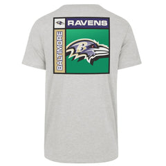 Baltimore Ravens '47 Chrome Plate Franklin T-Shirt - Gray T-shirts