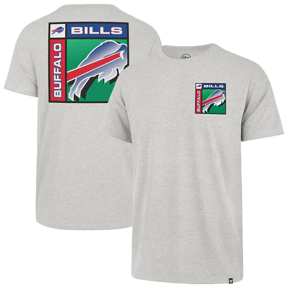 Buffalo Bills '47 Chrome Plate Franklin T-Shirt - Gray T-shirts