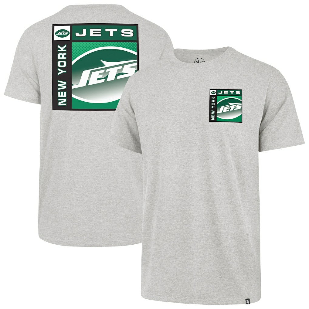 New York Jets '47 Chrome Plate Franklin T-Shirt - Gray T-shirts