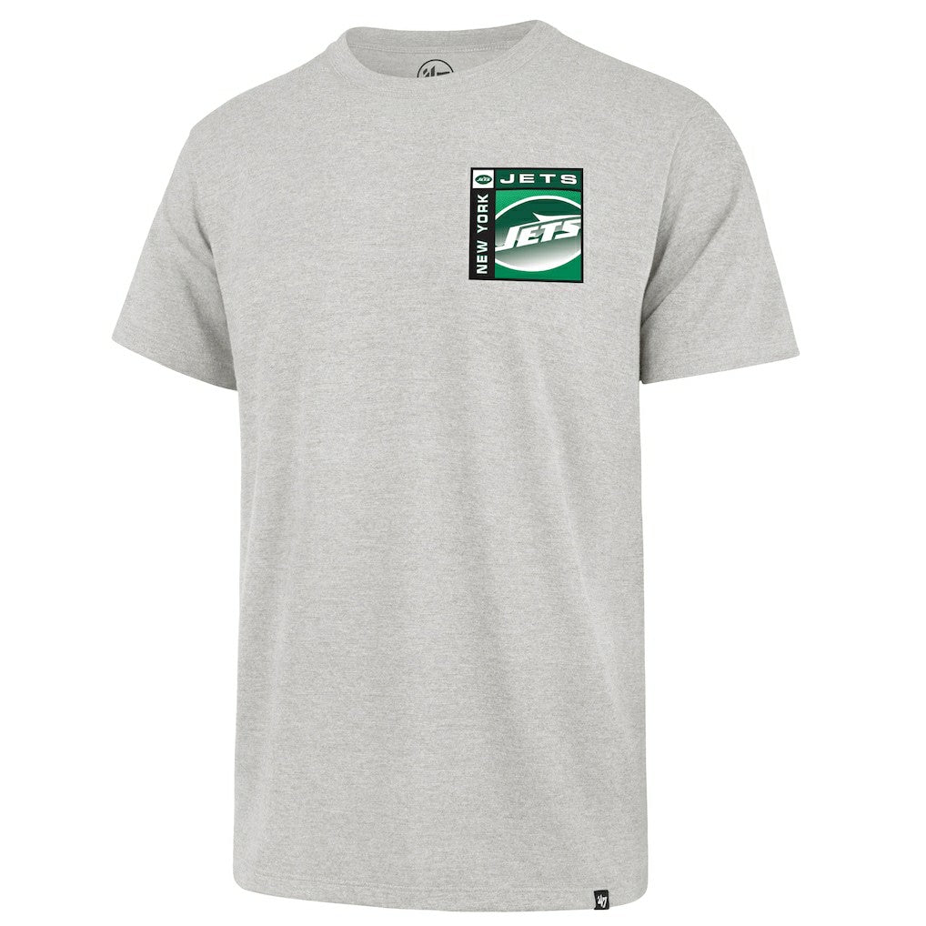 New York Jets '47 Chrome Plate Franklin T-Shirt - Gray T-shirts