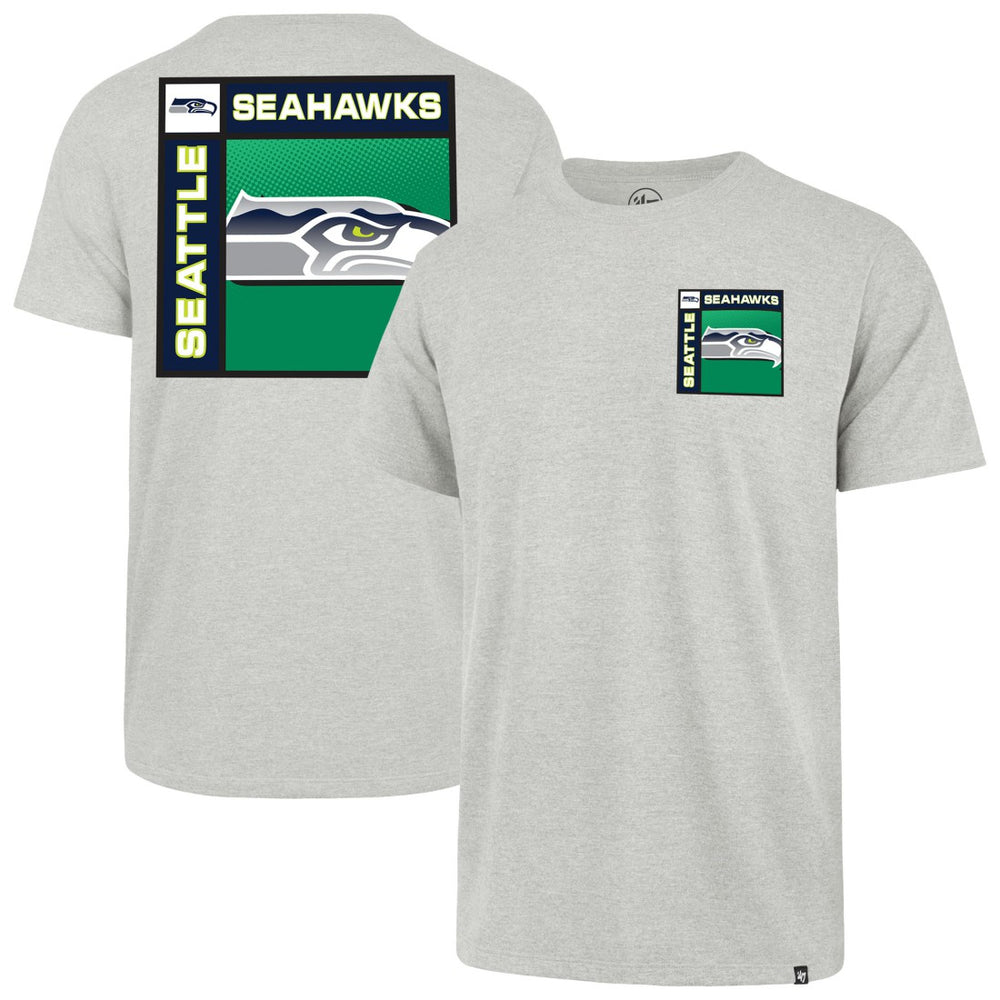 Seattle Seahawks '47 Chrome Plate Franklin T-Shirt - Gray T-shirts
