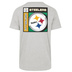 Pittsburgh Steelers '47 Chrome Plate Franklin T-Shirt - Gray T-shirts