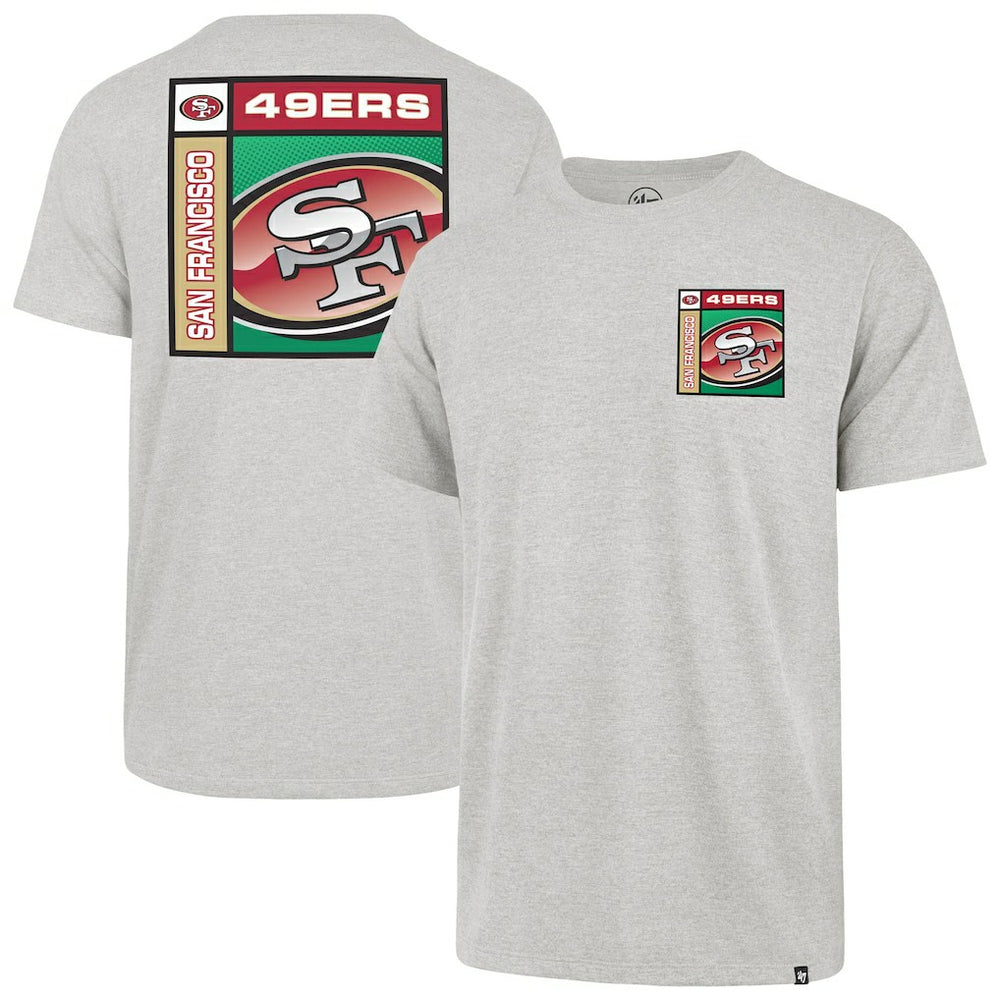 San Francisco 49ers '47 Chrome Plate Franklin T-Shirt - Gray T-shirts