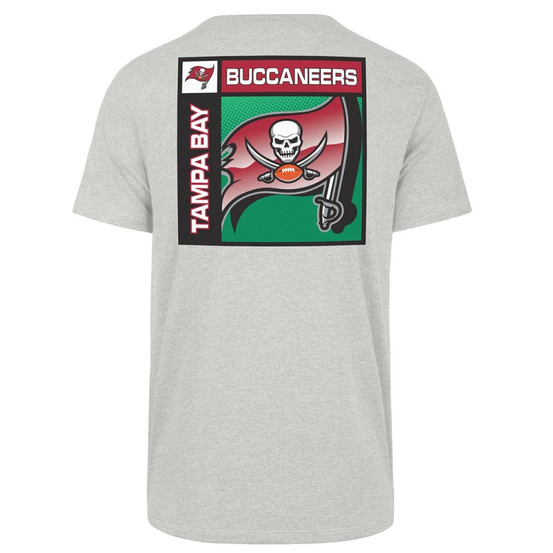 Tampa Bay Buccaneers '47 Chrome Plate Franklin T-Shirt - Gray T-shirts