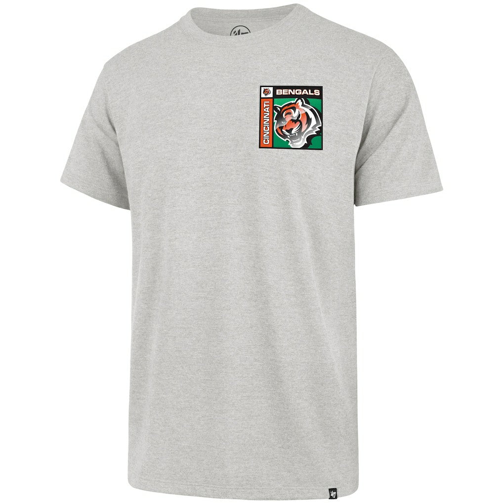 Cincinnati Bengals '47 Chrome Plate Franklin T-Shirt - Gray T-shirts