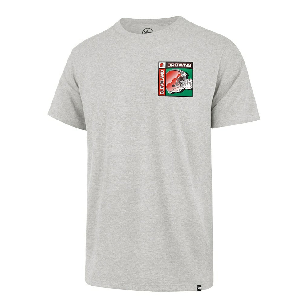 Cleveland Browns '47 Chrome Plate Franklin T-Shirt - Gray T-shirts