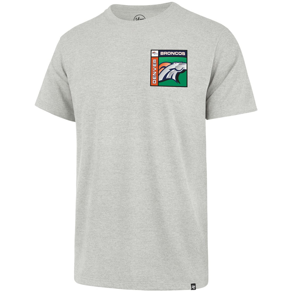 Denver Broncos '47 Chrome Plate Franklin T-Shirt - Gray T-shirts