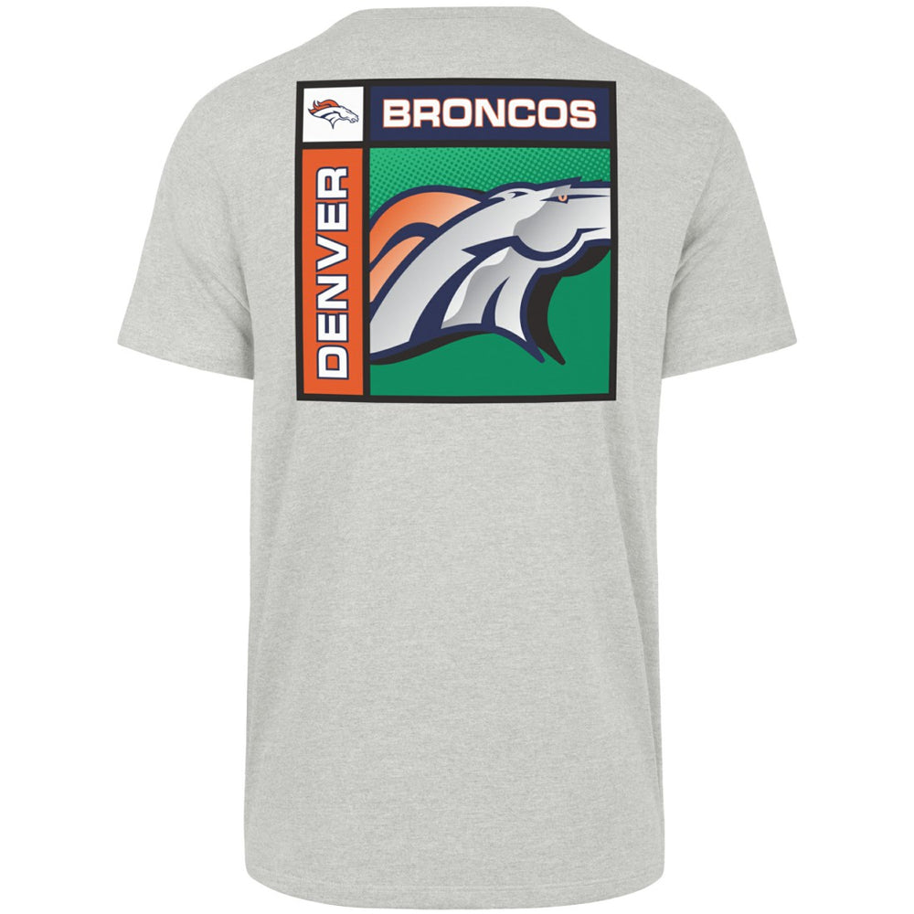 Denver Broncos '47 Chrome Plate Franklin T-Shirt - Gray T-shirts
