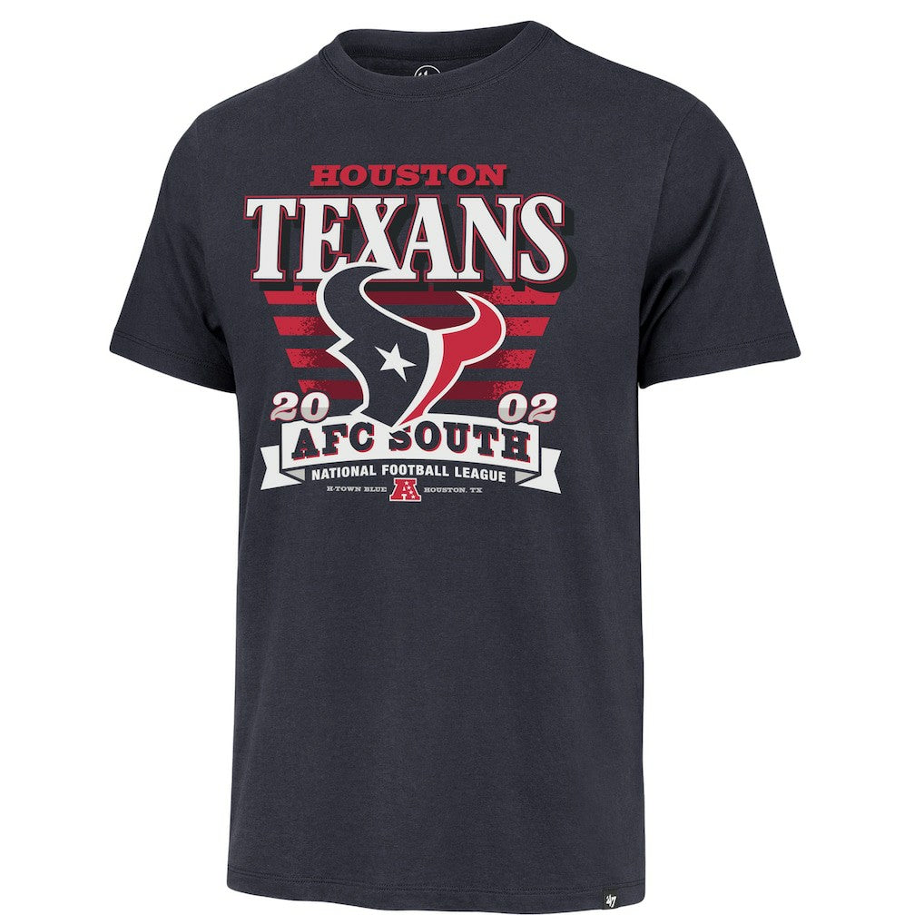 Houston Texans '47 Stripe Splash Franklin T-Shirt - Navy T-shirts