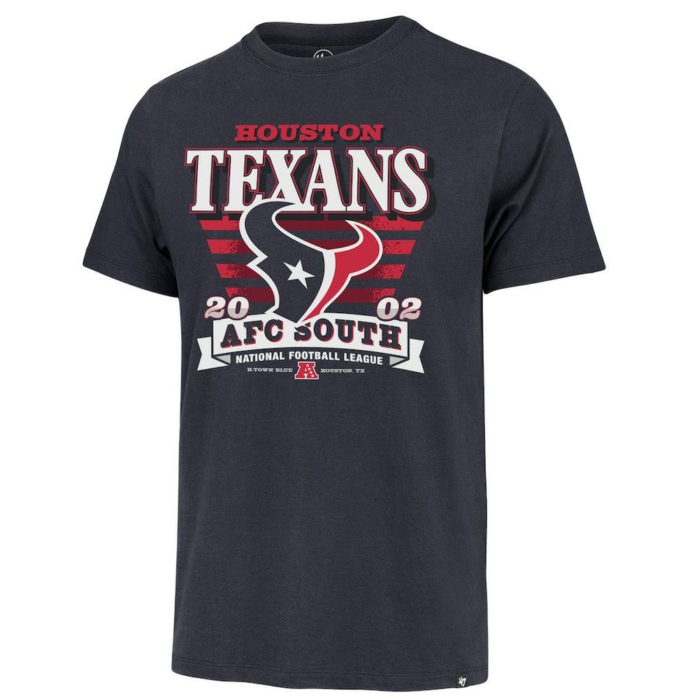 Houston Texans '47 Stripe Splash Franklin T-Shirt - Navy T-shirts