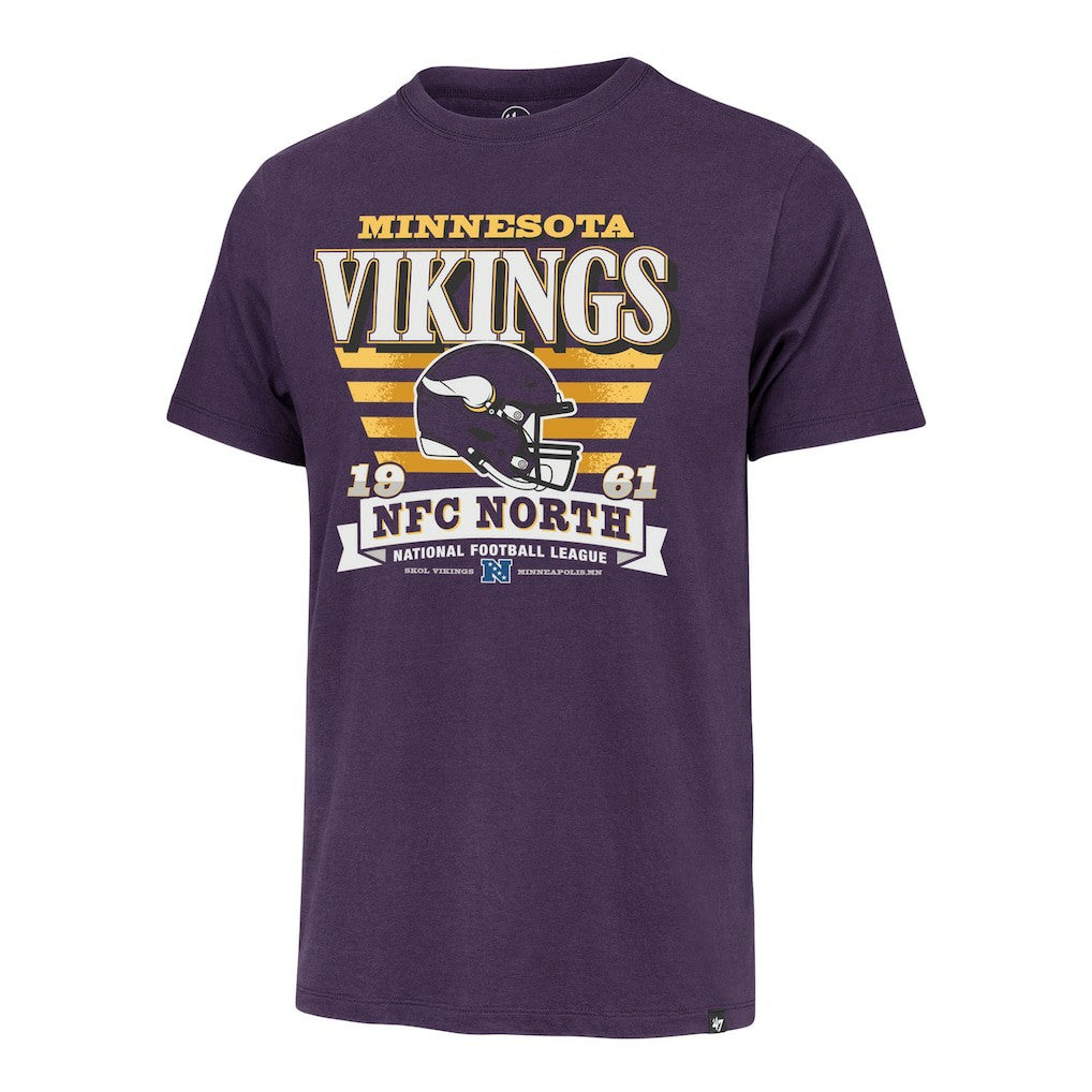 Minnesota Vikings '47 Stripe Splash Franklin T-Shirt - Purple T-shirts