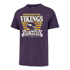 Minnesota Vikings '47 Stripe Splash Franklin T-Shirt - Purple T-shirts
