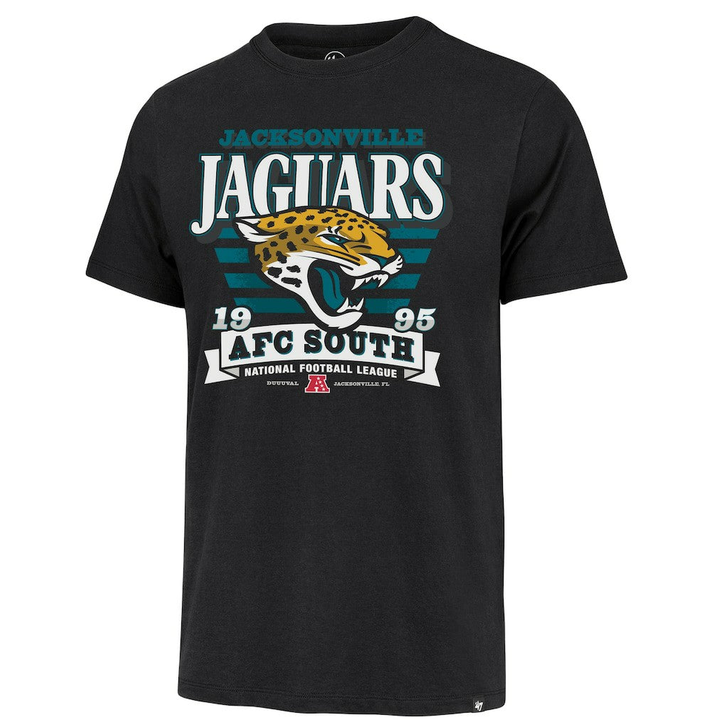 Jacksonville Jaguars '47 Stripe Splash Franklin T-Shirt - Black T-shirts