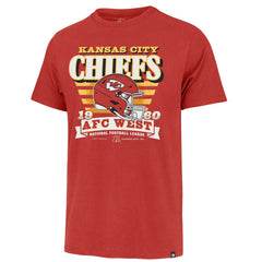 Kansas City Chiefs '47 Stripe Splash Franklin T-Shirt - Red T-shirts