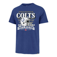 Indianapolis Colts '47 Stripe Splash Franklin Throwback T-Shirt - Royal T-shirts