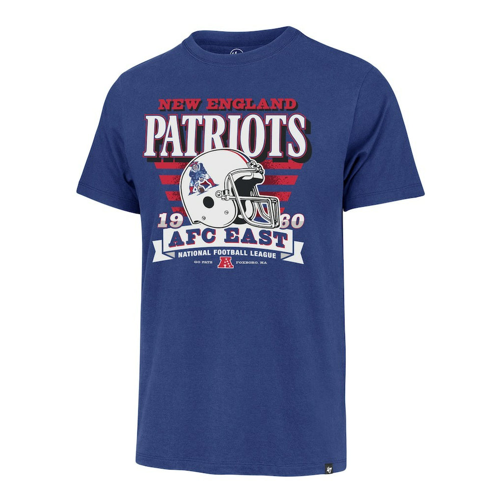New England Patriots '47 Stripe Splash Franklin Throwback T-Shirt - Royal T-shirts