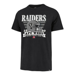 Las Vegas Raiders '47 Stripe Splash Franklin Throwback T-Shirt - Black T-shirts