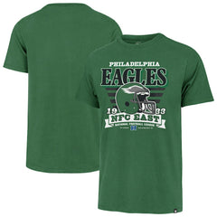 Philadelphia Eagles '47 Stripe Splash Franklin Throwback T-Shirt - Kelly Green T-shirts