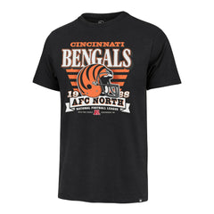 Cincinnati Bengals '47 Stripe Splash Franklin Throwback T-Shirt - Black T-shirts