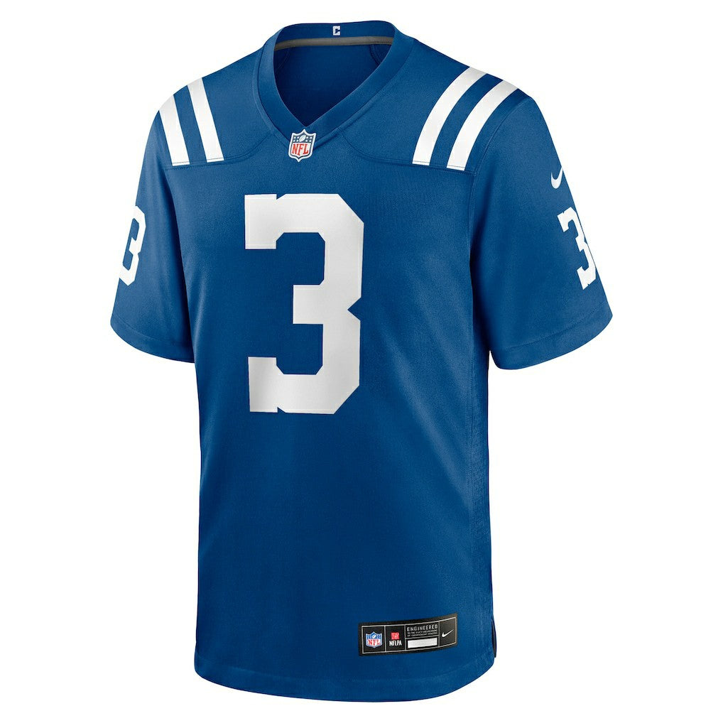 Spencer Shrader Indianapolis Colts Team Game Jersey - Royal Jerseys