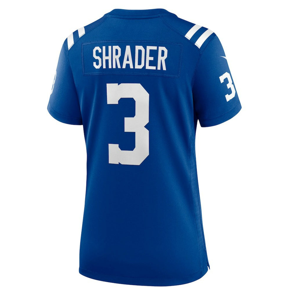Spencer Shrader Indianapolis Colts Women's Team Game Jersey - Royal Jerseys