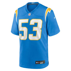 Del'Shawn Phillips Los Angeles Chargers Team Game Jersey - Powder Blue Jerseys