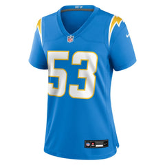 Del'Shawn Phillips Los Angeles Chargers Women's Team Game Jersey - Powder Blue Jerseys