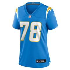 Andre James Los Angeles Chargers Women's Team Game Jersey - Powder Blue Jerseys