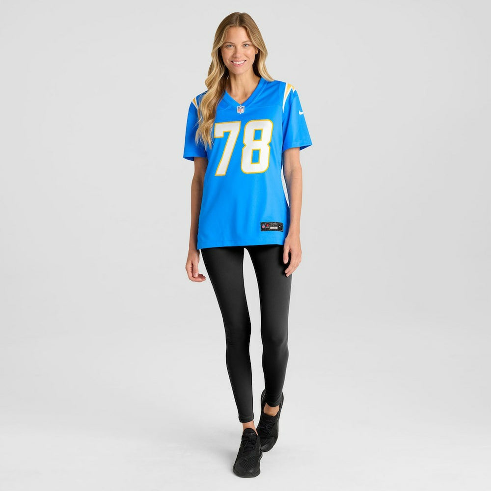 Andre James Los Angeles Chargers Women's Team Game Jersey - Powder Blue Jerseys