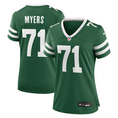 Josh Myers New York Jets Women's Game Jersey - Legacy Green Jerseys