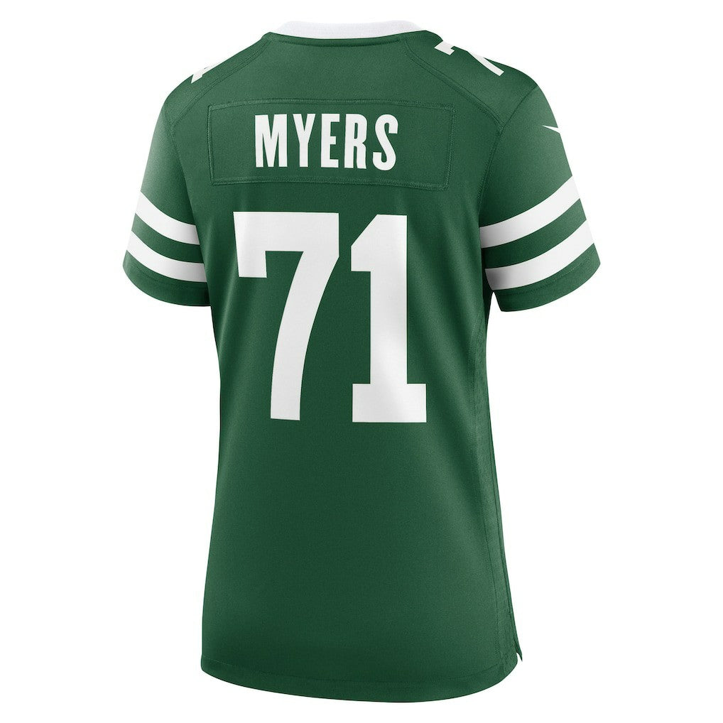 Josh Myers New York Jets Women's Game Jersey - Legacy Green Jerseys