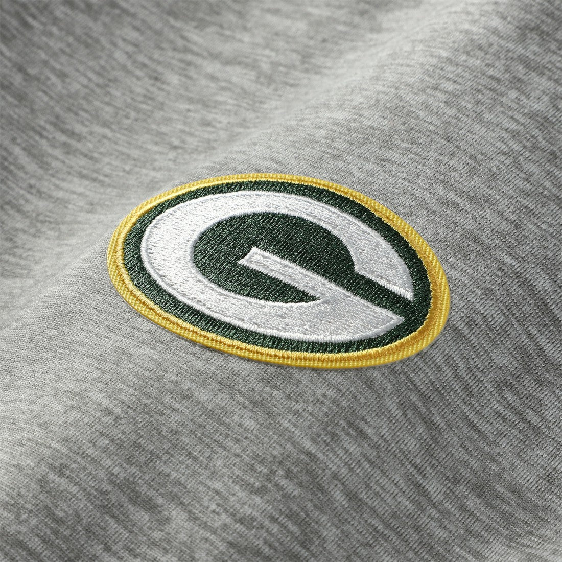 Green Bay Packers Antigua Urgent Pullover Hoodie - Heather Gray/Black Hoodies