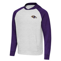 Baltimore Ravens Antigua Urgent Pullover Hoodie - Purple/Gray Hoodies