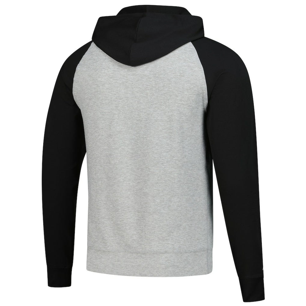 Cleveland Browns Antigua Urgent Pullover Hoodie - Heather Gray/Black Hoodies