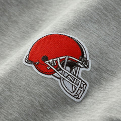 Cleveland Browns Antigua Urgent Pullover Hoodie - Heather Gray/Black Hoodies