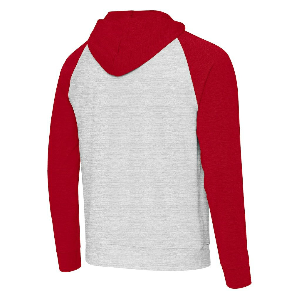 Kansas City Chiefs Antigua Urgent Pullover Hoodie - Red/Gray Hoodies