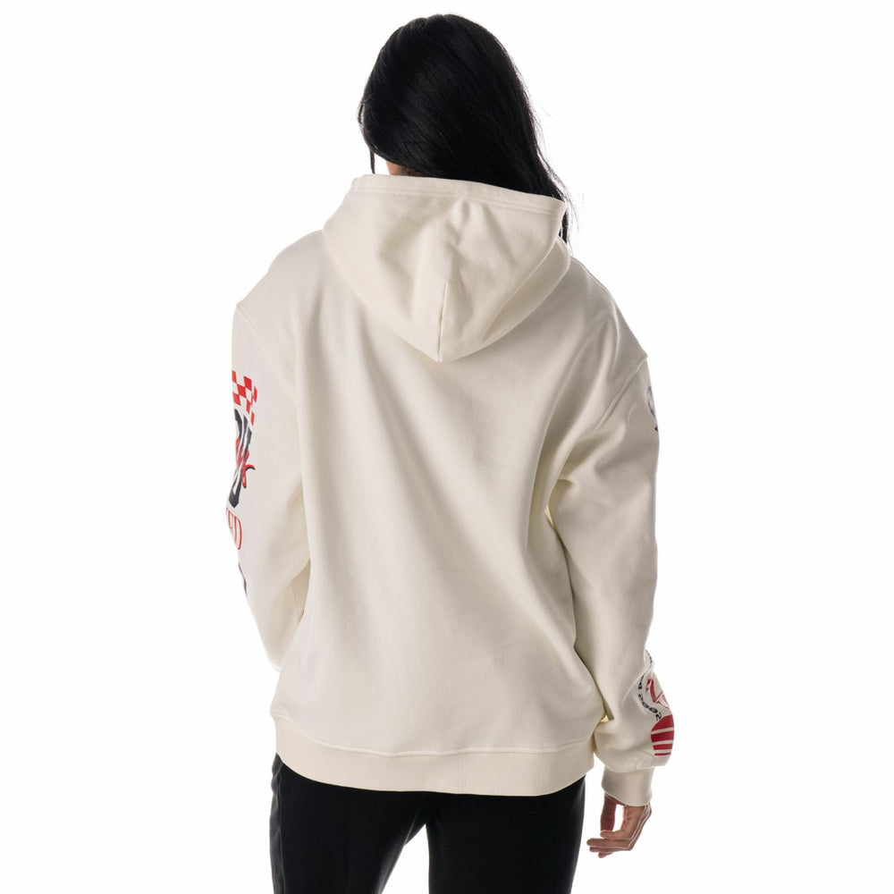 Houston Texans The Wild Collective Unisex Stacked Graphic Sleeve Fleece Hoodie - Cream Hoodies