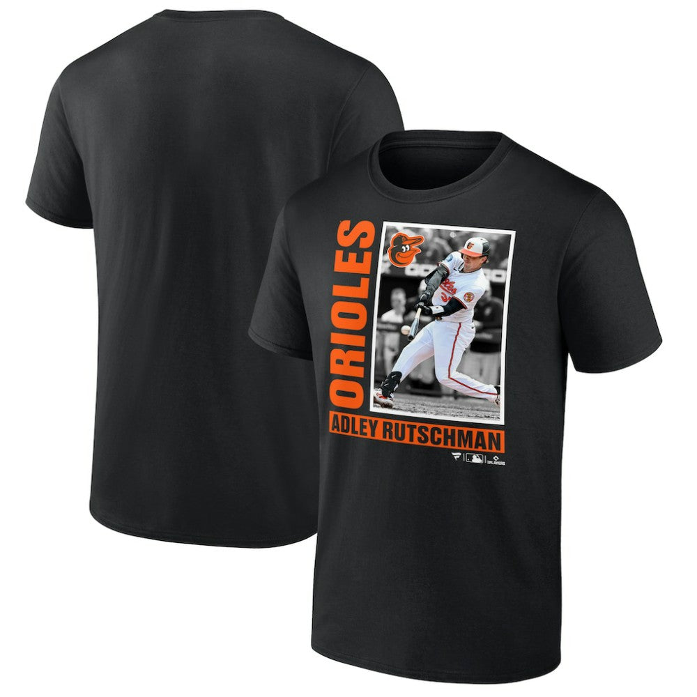 Adley Rutschman Baltimore Orioles Player Hot Streak T-Shirt - Black T-shirts