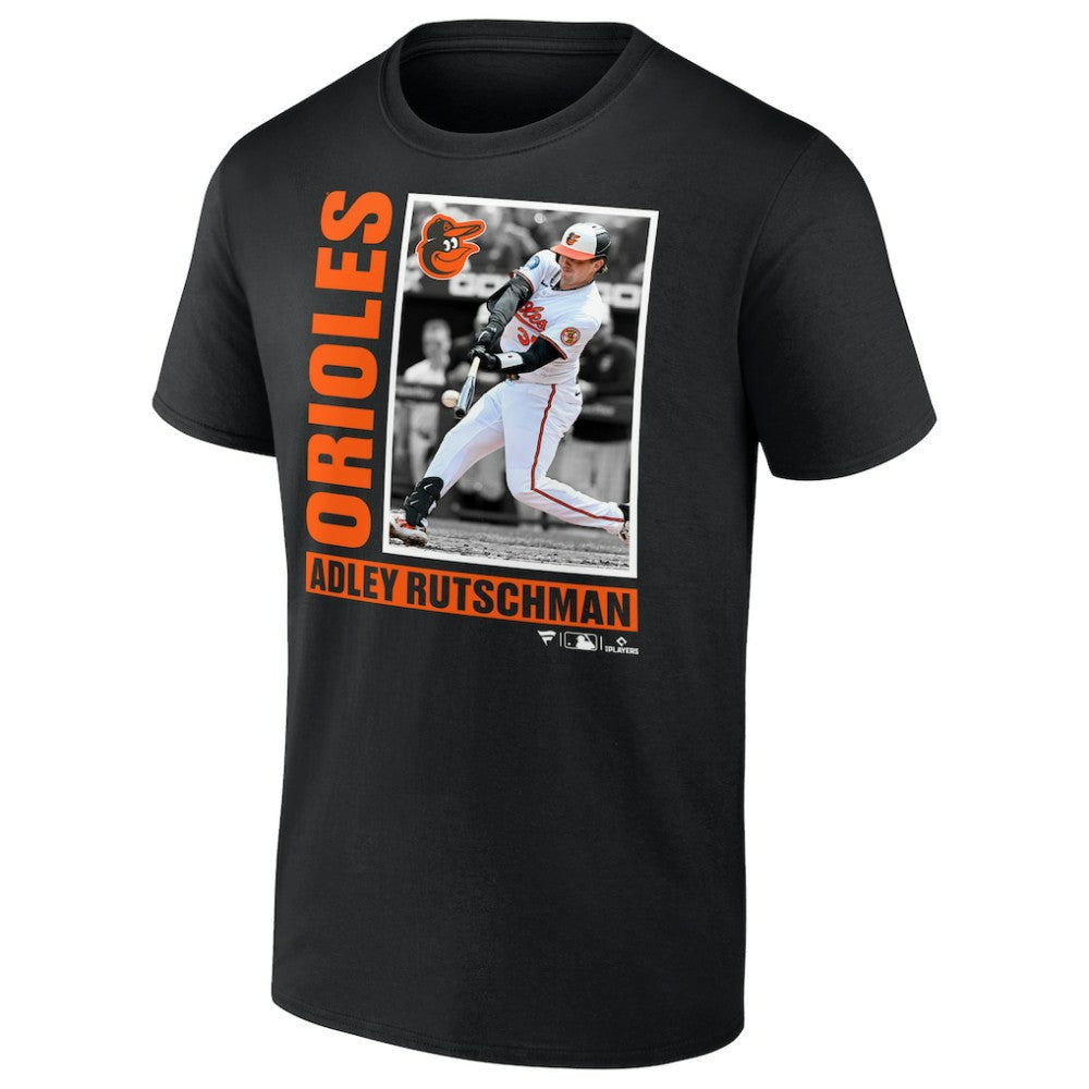 Adley Rutschman Baltimore Orioles Player Hot Streak T-Shirt - Black T-shirts