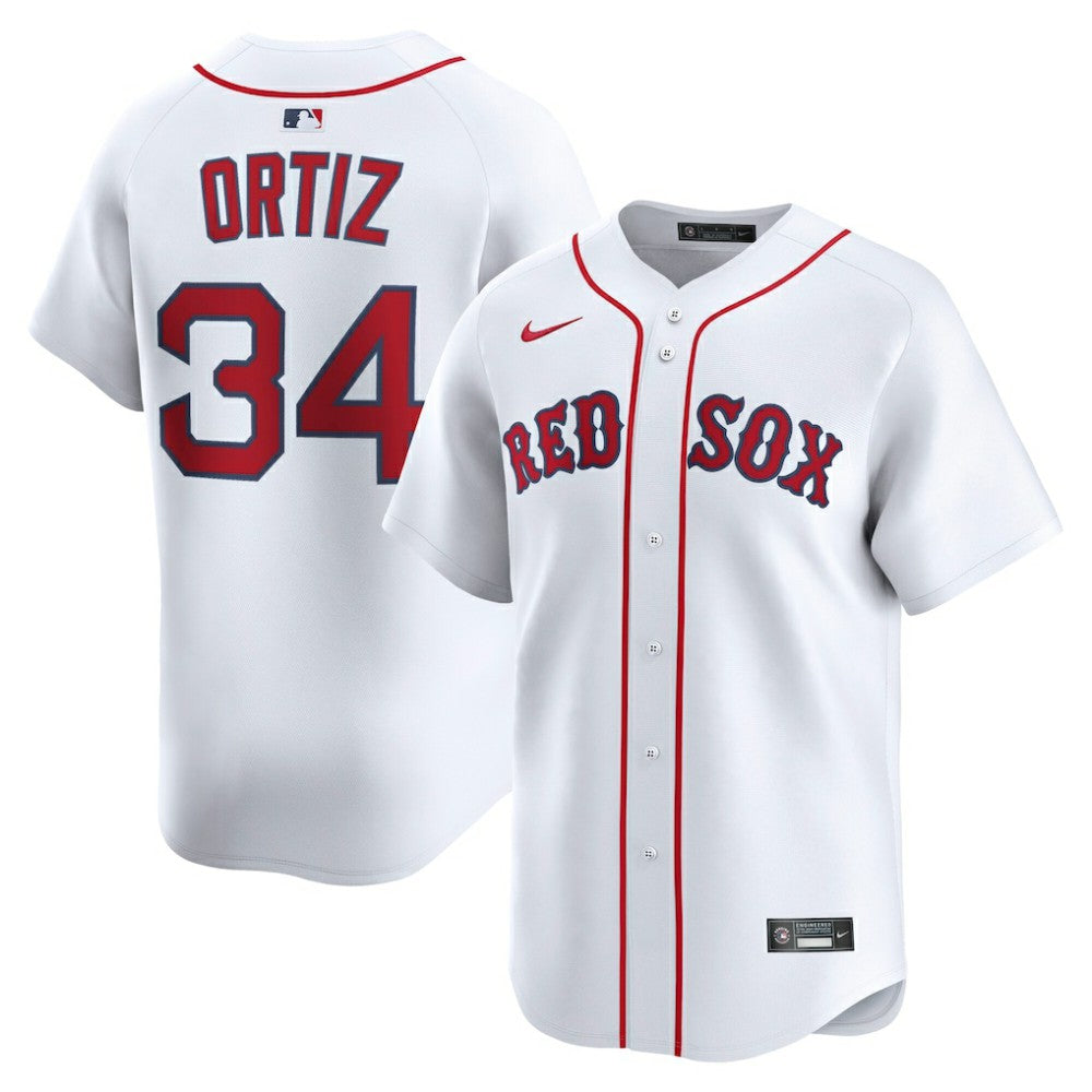 David Ortiz Boston Red Sox Nike Home Limited Jersey - White Jerseys