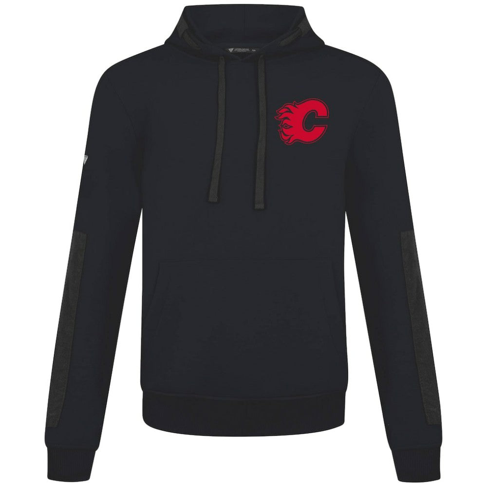 Calgary Flames Levelwear Bombay Response Pullover Hoodie - Black | US 203091687