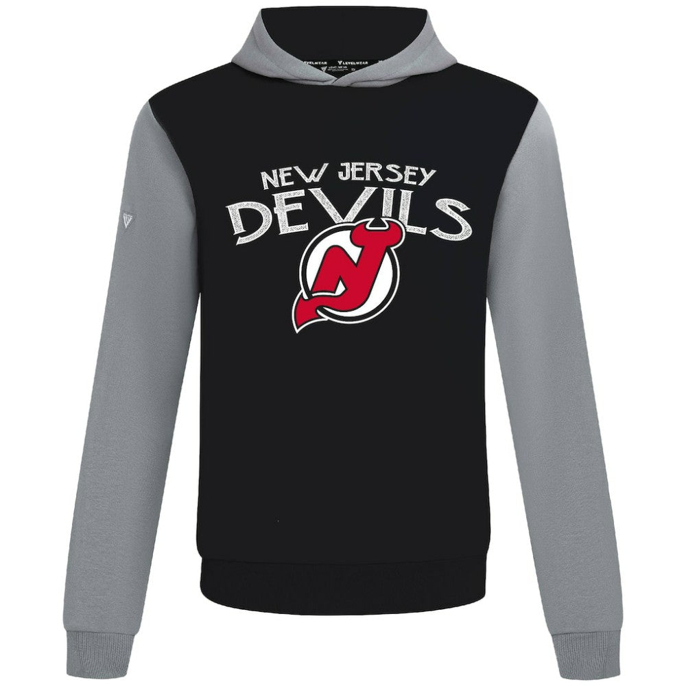 New Jersey Devils Levelwear Ultimate Mission Pullover Hoodie - Black/Gray | US 203091693