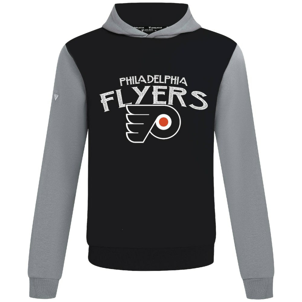 Philadelphia Flyers Levelwear Ultimate Mission Pullover Hoodie - Black/Gray | US 203091696