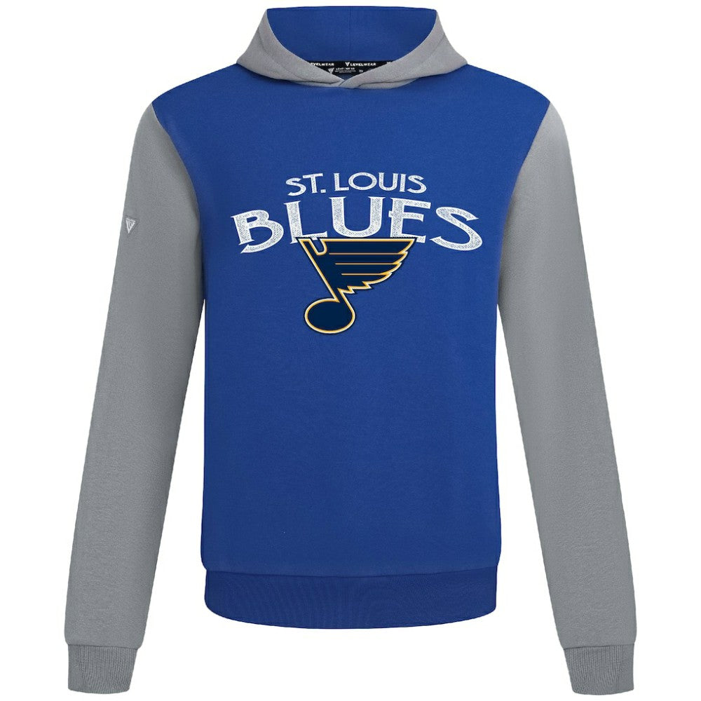 St. Louis Blues Levelwear Ultimate Mission Pullover Hoodie - Royal/Gray | US 203091704