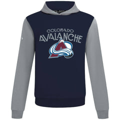 Colorado Avalanche Levelwear Ultimate Mission Pullover Hoodie - Navy/Gray | US 203091706